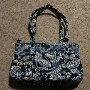 Vera Bradley Blue Paisley Tote Bag